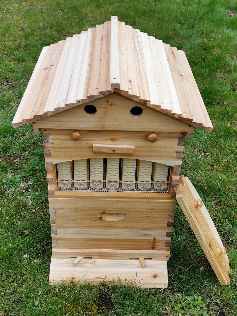 Automatische Honigproduktion Bienenhaus Bienenstock Imkerei Honig Hive Frame XS 